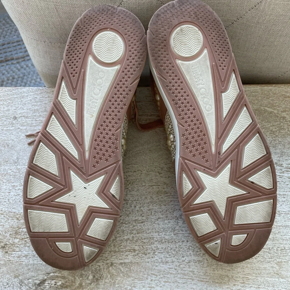 Jimmy Choo sneaker in Ballet Pink - Picture 6 of 11